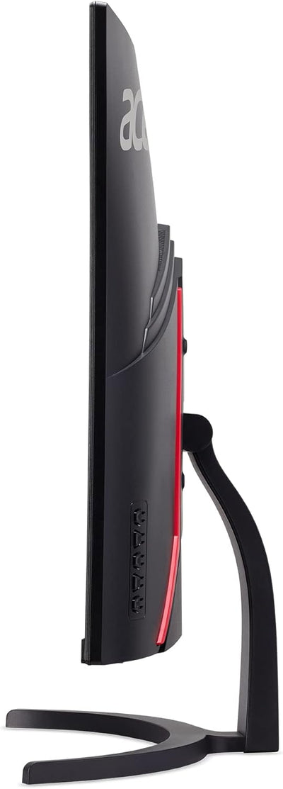 Acer Nitro 31.5 Inch WQHD 2560 x 1440 1500R Curved Gaming Monitor | AMD FreeSync | Up to 180Hz Refresh | 1ms (VRB) | Tilt | One Display Port 1.4 & Two HDMI 2.0 | EDA323QU S3bmiiphx