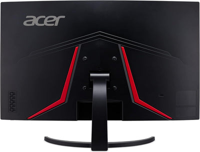Acer Nitro 31.5 Inch WQHD 2560 x 1440 1500R Curved Gaming Monitor | AMD FreeSync | Up to 180Hz Refresh | 1ms (VRB) | Tilt | One Display Port 1.4 & Two HDMI 2.0 | EDA323QU S3bmiiphx