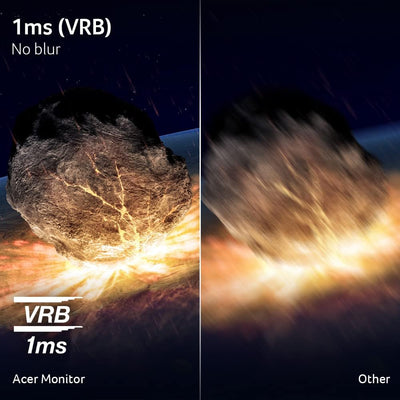 Acer Nitro 31.5 Inch WQHD 2560 x 1440 1500R Curved Gaming Monitor | AMD FreeSync | Up to 180Hz Refresh | 1ms (VRB) | Tilt | One Display Port 1.4 & Two HDMI 2.0 | EDA323QU S3bmiiphx