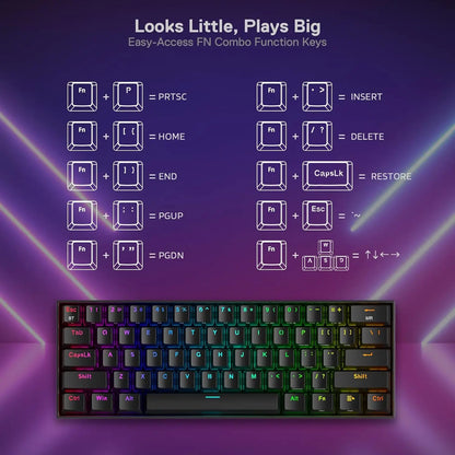 K530 Pro Draconic Wireless RGB 3-Mode Mechanical Keyboard